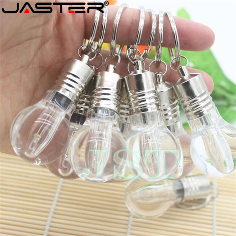 JASTER Fashion 5 colors Hot Sale 4GB 8GB 16GB 32GB 64GB Lamp Lighted Bulb USB 2.0 Memory Stick Flash Pen Drive free shipping ► Photo 1/6