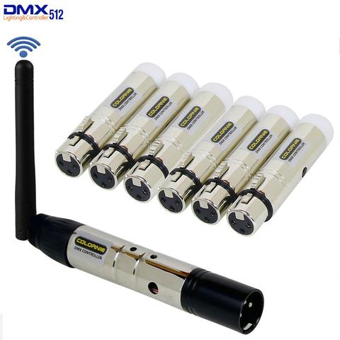 2.4G ISM Dmx Controller Wireless Dmx Receiver Transmitter DMX512 Signal For DJ Luces Disco Light Moving Head ► Photo 1/6