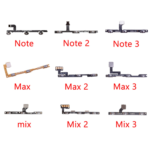 Volume On Off Button flex For Xiaomi Mi Max Mix Note 1 2 2s 3 Pro A2 Lite A1 A3  Power Flex Cable ► Photo 1/6