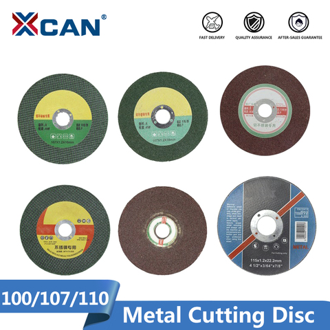 XCAN 10pcs Diameter 100/107/115mm Stainless Steel Resin Matel Cutting Discs Grinding Cut off Wheel Fit Angle Grinder Power Tools ► Photo 1/6