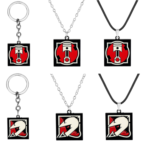 Hot Game Rainbow Six 6 Siege Keyring Keychains For Men Women Tom Clancy's Rope Chain Necklace Enamel Metal Key Chains Gifts ► Photo 1/6