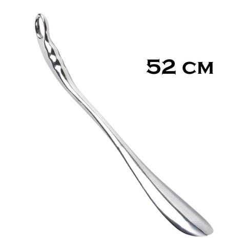 52cm Professional Metal Alloy Women Kids Seniors Shoe Horn Long Practical Professional Metal Silver Color Shoe Horn Lifter ► Photo 1/6