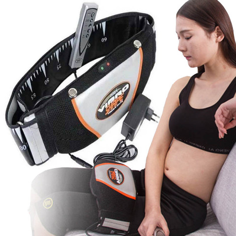 Electric Men Slimming Belt Women Fat Burning Leg Waist Foot Massager Slimming Belt Massager For Back Heat Vibrating Modelling ► Photo 1/6