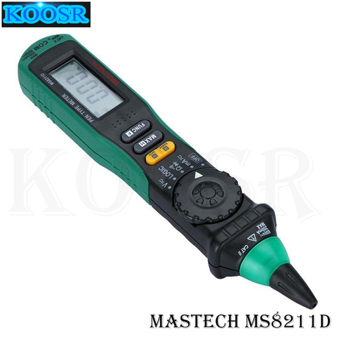 Mastech MS8211D Digital Multimeter Pen-Type Tester, LCD 3/4 Digital Auto range AC/DC/ohm/continuity/amperium polymeter ► Photo 1/6