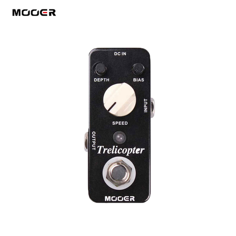 Mooer Trelicopter Mini Optical Tremolo Effect Pedal Classic Optical Tremolo for Electric Guitar True Bypass  Guitar Accessories ► Photo 1/5