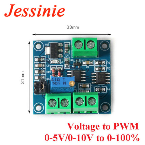 Voltage to PWM Converter Module 0-5V 0-10V to 0-100% PWM Adjustable Power Module ► Photo 1/5