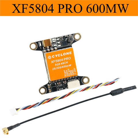 Cyclone XF5804 PRO FPV Video Transmitter  5.8G 48CH 25/200 / 600mW Switchable OSD adjustable  MMCX VTX ► Photo 1/6