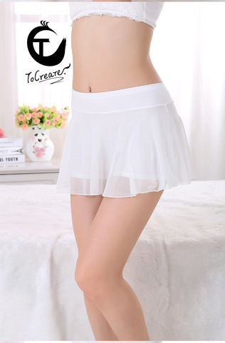 Women's Panties Safety Bottoming Divided Skirt Pants Dual-Use Full Mesh Design Fashion Divided Skirt seamless ice pants ► Photo 1/6