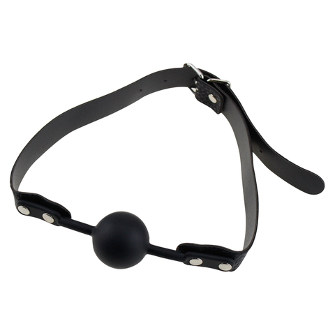 S/L Silicone Open Breathable Mouth Gag Sex Bondage BDSM Fetish Mouth Restraints Sex Toy Ball Gag Exotic Accessories ► Photo 1/5