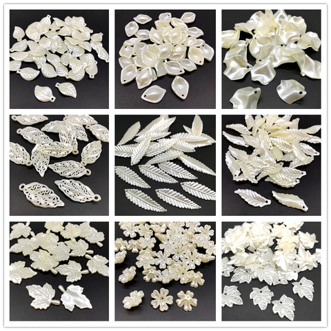 20pcs Jewelry Accessories Acrylic Beads Ivory Pearl Beads Loose Hole Beads Jewelry Accessories Beads Jewelry Making DIY ► Photo 1/6