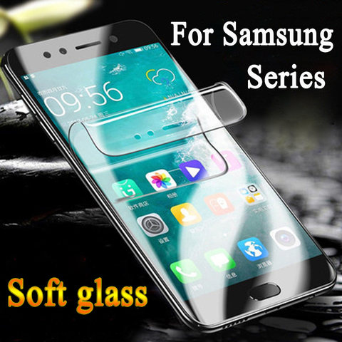 Protective Full Cover On The For Samsung Galaxy S7 S6 S5 S4 S3 mini Note 5 4 3 Hydrogel Film Screen Protector Not Glass ► Photo 1/6