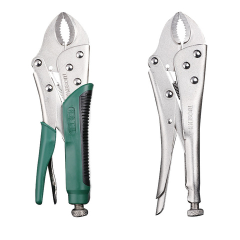 10 Inch Locking Pliers Round-mouth Forceps Adjustable Jaw Pliers Vice Grips Forceps Woodworking Clips Hand Tool Welding Plier ► Photo 1/4