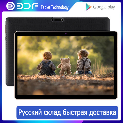 2022 Newest Tablet PC 32G ROM 10 Inch Android 7.0 Tablet Quad Core GPS WIFI Bluetooth 3G Phone Call CE Brand Google Tablets 10.1 ► Photo 1/6