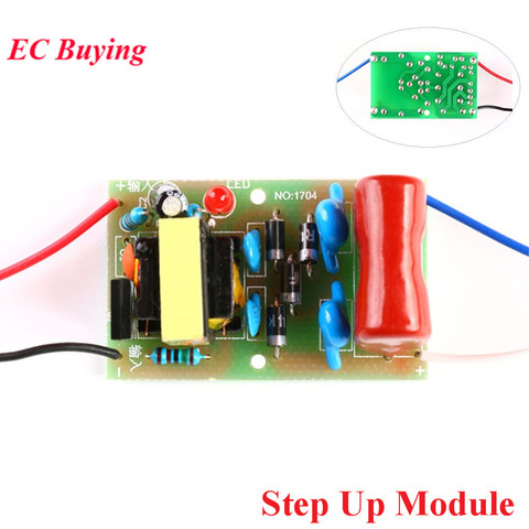 DC 3.7V to 1800V Booster Step Up Module Arc Pulse DC Motor with High Voltage Capacitors ► Photo 1/6