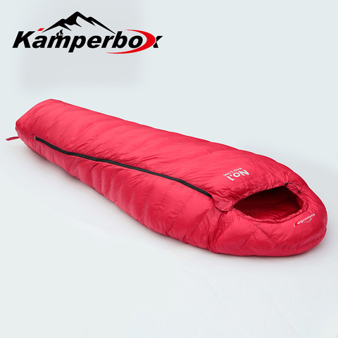 Camping Sleeping Bag Winter Sleeping Bag Ultralight Equipment CW1100 Washable Kamperbox ► Photo 1/1