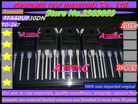 Aoweziic  2022+ 100% new imported original F60UP30DN  FF60UP30DN  FFA60UP30DN  TO-247 fast recovery diode 60V 300V ► Photo 1/2