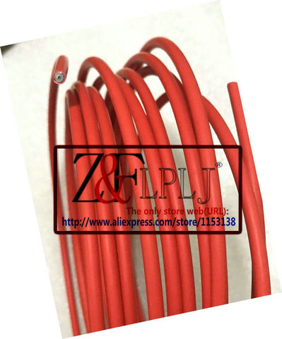 RF coaxial cable  35 ohms  141-35  /   35 OHM semi-flexible coaxial Wire  OD=4.25MM Red jacket  5M/LOT ► Photo 1/1