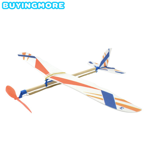 DIY Kids Toys Rubber Band Powered Aircraft Model Kits Toys for Children Foam Plastic Assembly Planes Model Science Toy Gifts ► Photo 1/6