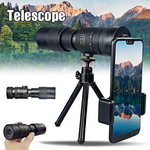 4K 10-300X40mm Super Telephoto Zoom Monocular Professional Telescope spotting scope Telescope Portable Zoom Monocular ► Photo 1/6