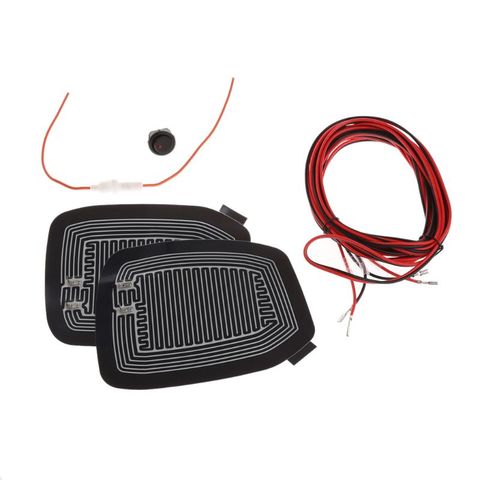 Universal Quick Warm 12V Car Side Mirror Glass Heater Heated Defogger Pad Mat X6HF ► Photo 1/6