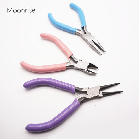 3 Piece( One Set) Jewelry tool set Pliers Stainless Steel Small size Needle  Nose Pliers DIYJewelry