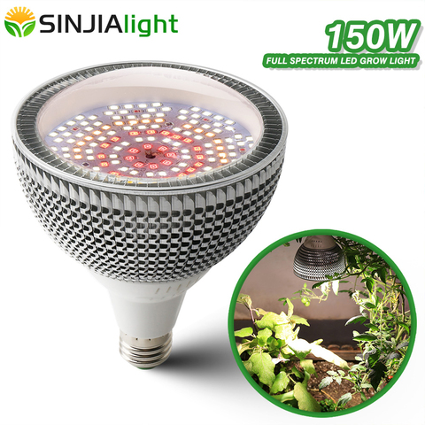 2022 New 150W LED Grow Light Full Spectrum Fitolamp 200LEDs Plant Growing Bulb Lighting for Flowers Seeds Plants Indoor Grow Box ► Photo 1/6