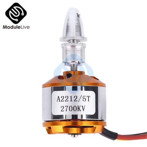 A2212/5T 2700KV Brushless Motor Outrunner A 2212For RC Airplane Aircraft Quadcopter ► Photo 1/6