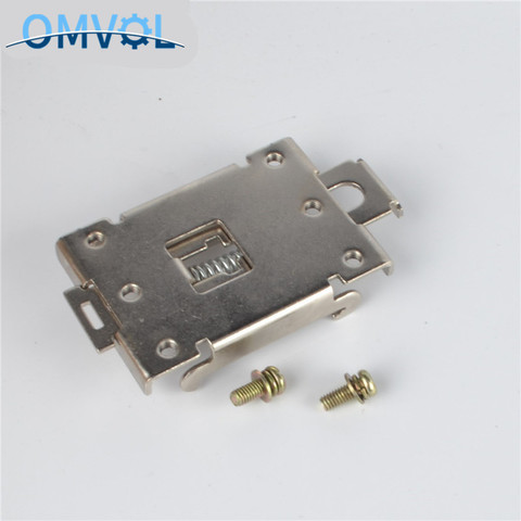 single phase SSR 35MM DIN rail fixed solid state relay clip clamp with 2 mounting screws ► Photo 1/6