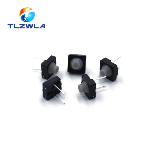 10pcs Touch switch 8*8*5 Pin 5H Silica Gel Silent Button 8*8*5MM Two Feet Pin Conductive Silicone Button switch 2pin 8x8x5 mm ► Photo 1/4