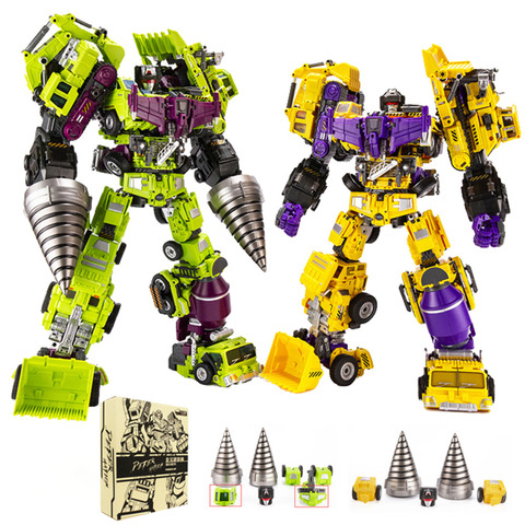 JINBAO 8008 GT Devastator Transformation Action Figure Toy IDW Oversize 6IN1 Movie Model Deformation Car Robot KO Scrapper Figma ► Photo 1/6