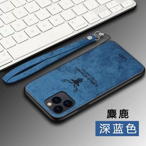 For Apple iphone 11 Case Luxury Soft Silicone+Hard fabric Deer Cat Protective Back Cover Case for iphone 11 Pro Max iphone11 ► Photo 1/6