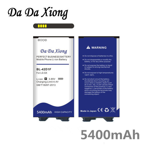 Da Da Xiong 5400mAh BL-42D1F Battery for LG G5 H850 H820 H830 H831 H840 H868 H860N H860  LS992 US992 F700L F700S F700k   VS987 ► Photo 1/4