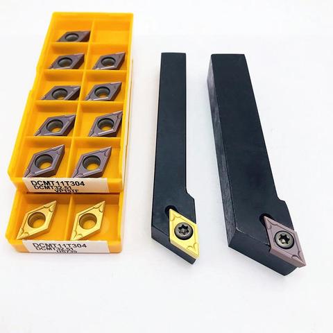 External CNC turning tool holder SDJCR1212H11 SDJCR1616H11 SDJCR2022k11 SDJCR2525M11+ 10PCS carbide blade DCMT11T304 DCMT11T308 ► Photo 1/6