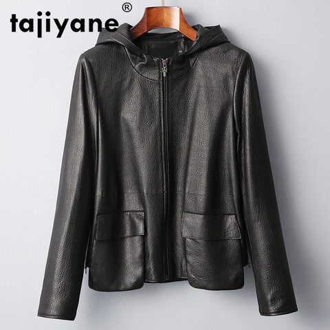 Cow Leather Coats Spring Autumn Real Genuine Leather Jacket Women Clothes 2022 Women's Fur Coat Korean Vintage Tops ZT2355 ► Photo 1/6