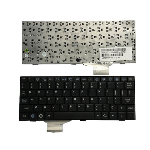 English  US Laptop keyboard for ASUS EEE PC EPC700 900 701 901 2G  4G  8G EPC 900HD BLACK ► Photo 1/2
