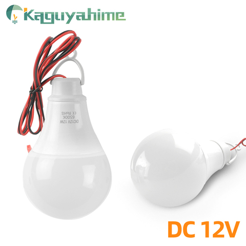 Kaguyhime DC 12V LED Camping Fishing Emergency Portable Ring Hang Light Lamp Clip LED Bulb 3W 7W 9W 12W 15W For Outdoor Lampada ► Photo 1/6