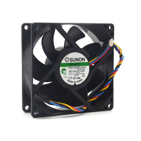 Original For Sunon PSD1209PLV2-A B3553.F.GN DC 12V 4.2W Server Cooling Fan 4-wire PWM 90x90x32mm WC236-AOO ► Photo 1/4