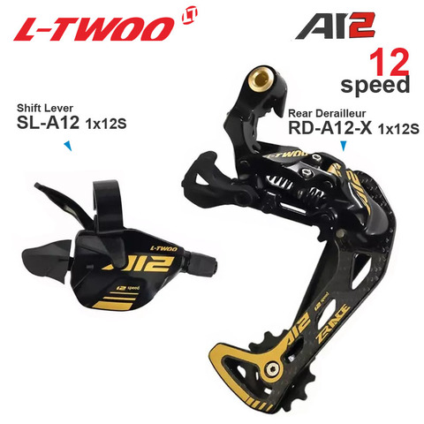 LTWOO 12 speed Groupset with12v Shifter Carbon Cage SHADOW Rear Derailleur like M9100 M8100 Series for MTB bike bicycle Original ► Photo 1/3