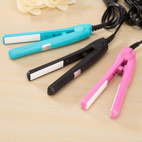 Mini Ceramic Hair Straightener Curler Flat Iron Curling Iron Curly Hair Iron Hair Straightener Brush Flat Iron Styling Tool ► Photo 1/6