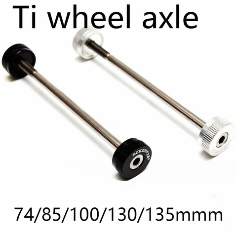 74 85 100 130 135mm Titanium Ti bike hub axle for Brompton folding bike quick release hub accessories ► Photo 1/6