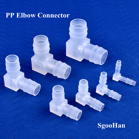 5~200pcs 4~20mm PP Elbow Connectors Aquarium Tank Fittings Air Pump Aerator Pagoda Joint Garden Irrigation Medical Hose Joints ► Photo 1/6