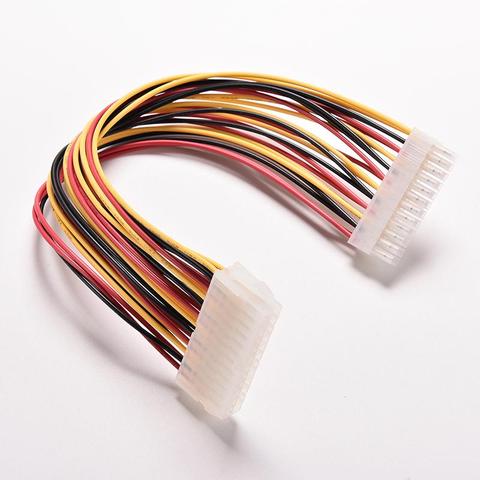 Colorful 30CM ATX 24 Pin Male to 24Pin Female Power Supply Extension Cable Internal PC PSU TW Power Lead Connector Wire ► Photo 1/6