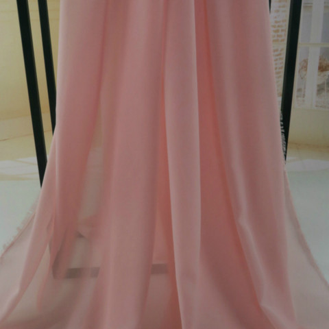 Soft Peachy Chiffon Tulle Fabric for Dress Shirts, Red, Beige, White, Black, Pink, Blue, Green, Gray, Purple, by the Meter ► Photo 1/6