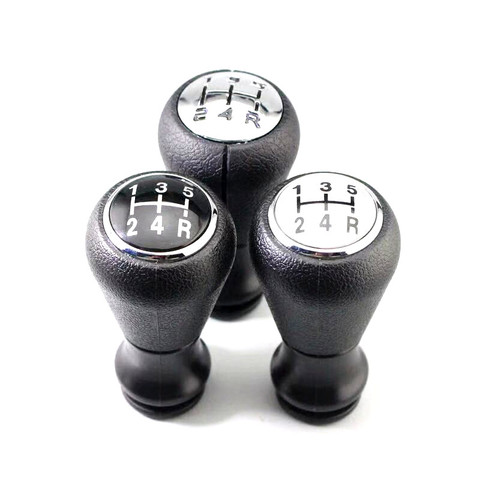 Car Gear Shifter Knob Leather Stick Car Gear Shifter Manual 5 Speed Shift Lever For Peugeot 106 206 306 406 407 107 207 307 ► Photo 1/5