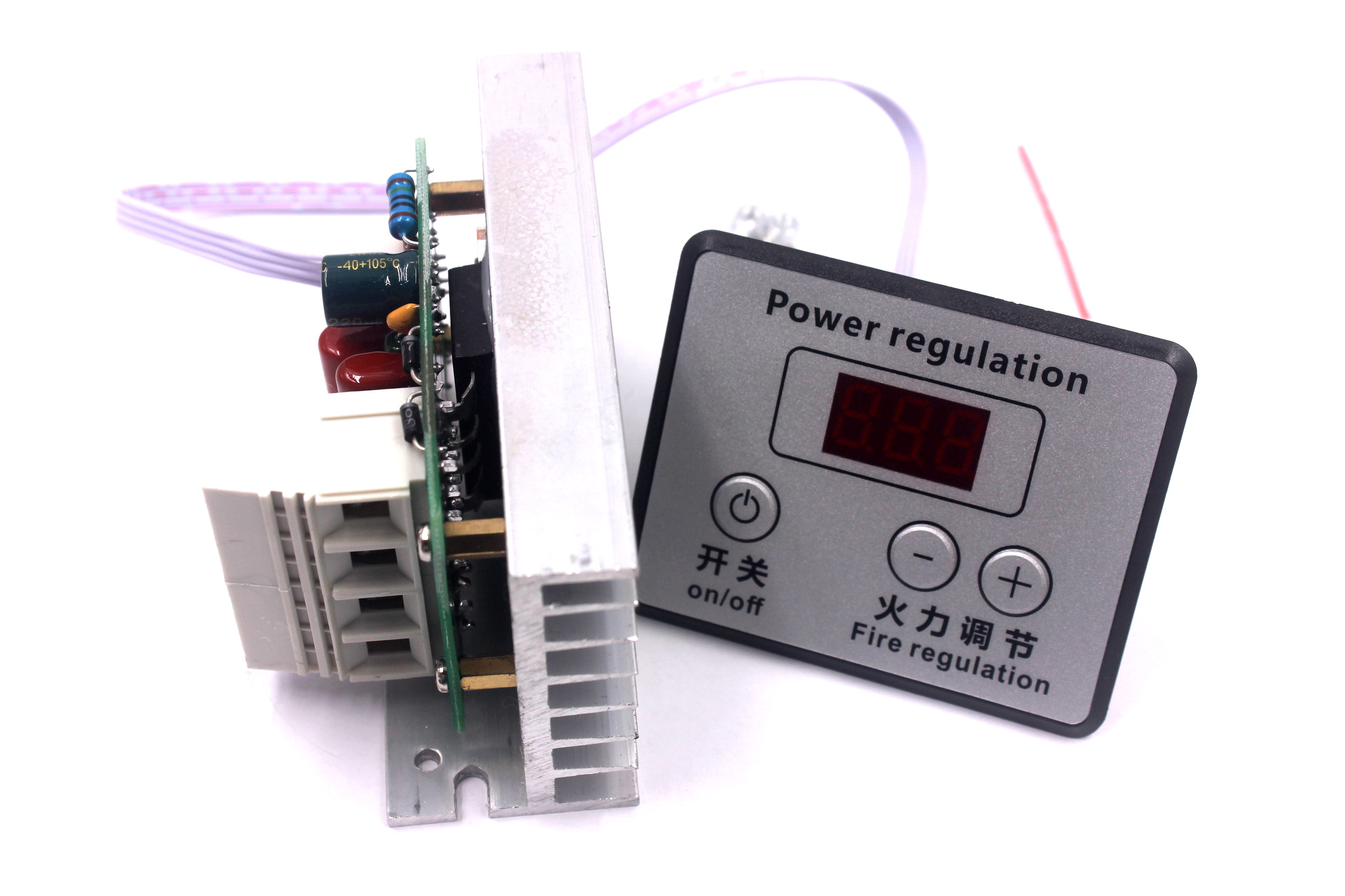 10000W AC110V 220V 75A SCR Voltage Regulator Speed Controller Dimmer Thermostat 