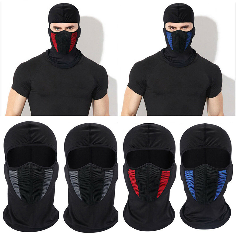 Outdoor Windproof Ski Motorcycle Cycling Balaclava Full Face Mask Neck Scarves 