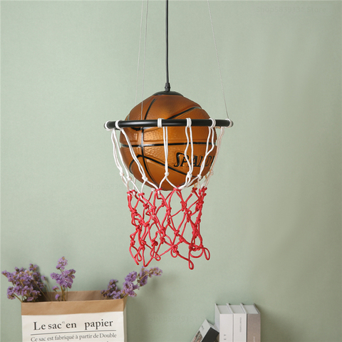 Modern Basketball Pendant Lights Restaurant Kitchen Hanging Lamps Living Room Pendant Lamp LED Kids Room Hanging Light Fixtures ► Photo 1/6