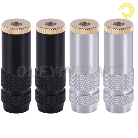 QUEYINFANG Jack 4.4mm Audio Female Plug 4.4mm Gold-plated 5Poles balanced Headphone Cable Female Plug 4.4mm Copper Connector ► Photo 1/6
