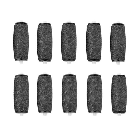 10pcs/lot Black Foot care tool roller Heads pedicure herramientas hard roller Heads for scholls N006 ► Photo 1/5