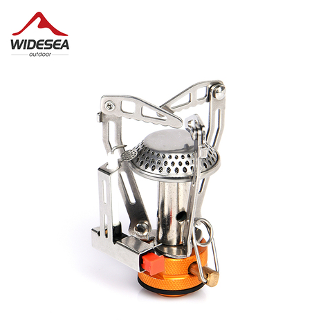 Widesea Camping One-piece Gas Stove Heater Tourist Burner Foldable Outdoor Picnic Kitchen Equipment Supplies Survival Furnace ► Photo 1/6